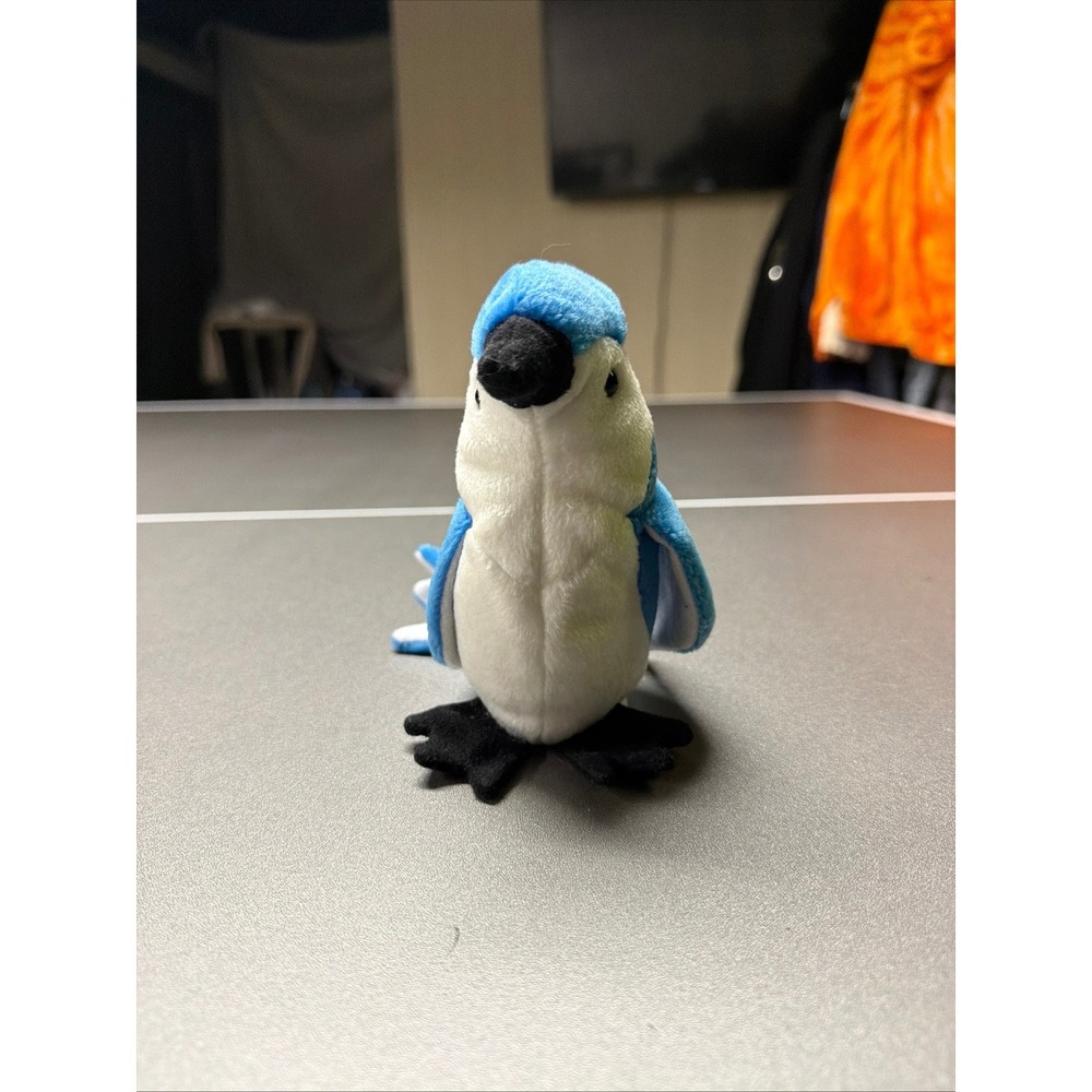 Ty‎ Beanie Babies Plush 6" Rocket Blue Jay Bird